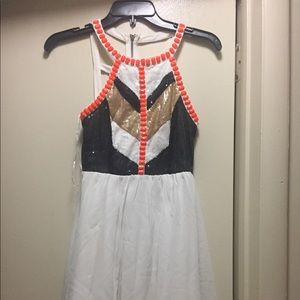 White Dress - short with sexy back